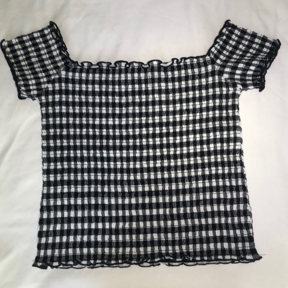 Never worn, Off the Shoulder, Black & white - Picture 2 of 3